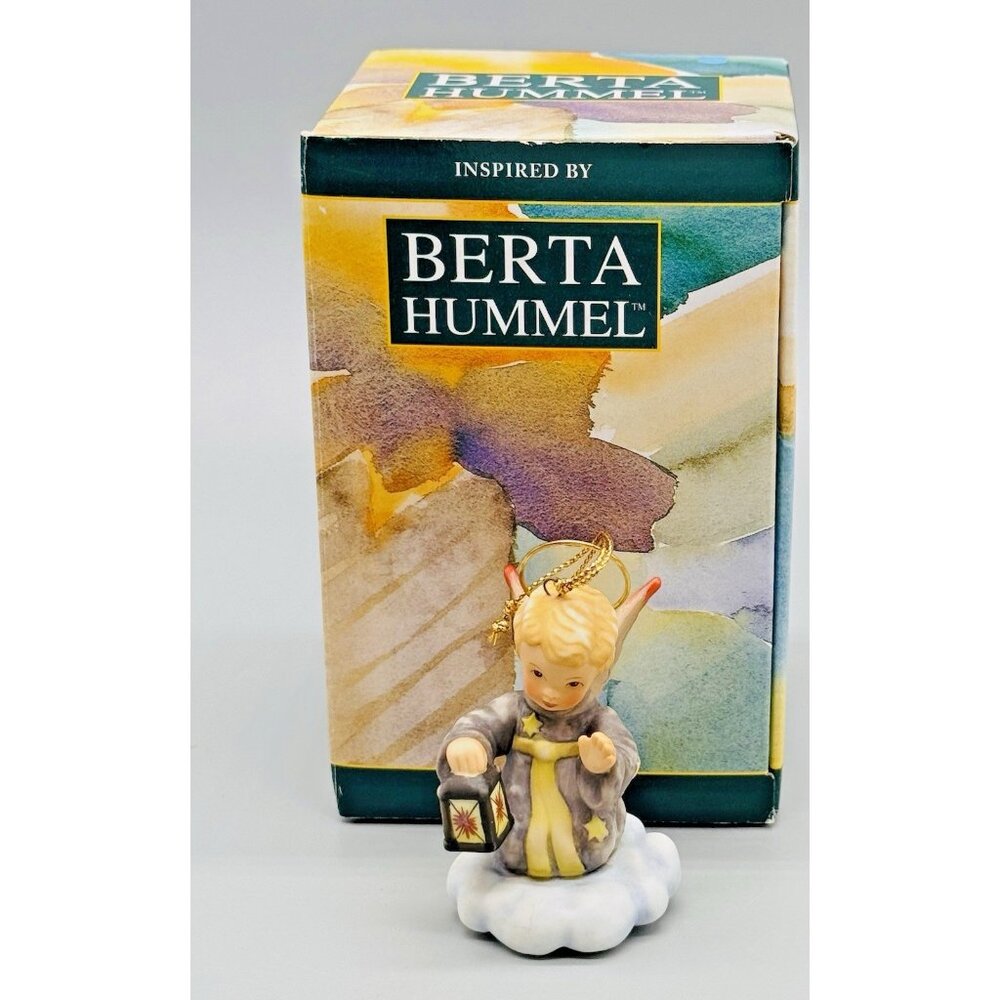 Goebel Hummel Lighting the Way Angel Lantern Ornament Hallmark Exclusive 2000